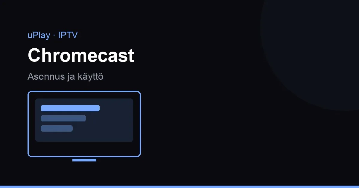 Chromecast Google TV:llä kytkettynä television HDMI-porttiin, kaukosäädin edessä