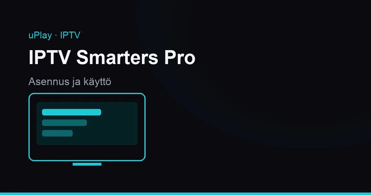 Tabletti ja TV-boksi vierekkäin, IPTV Smarters Pro näyttää kategoriat livekanaville, elokuville ja sarjoille