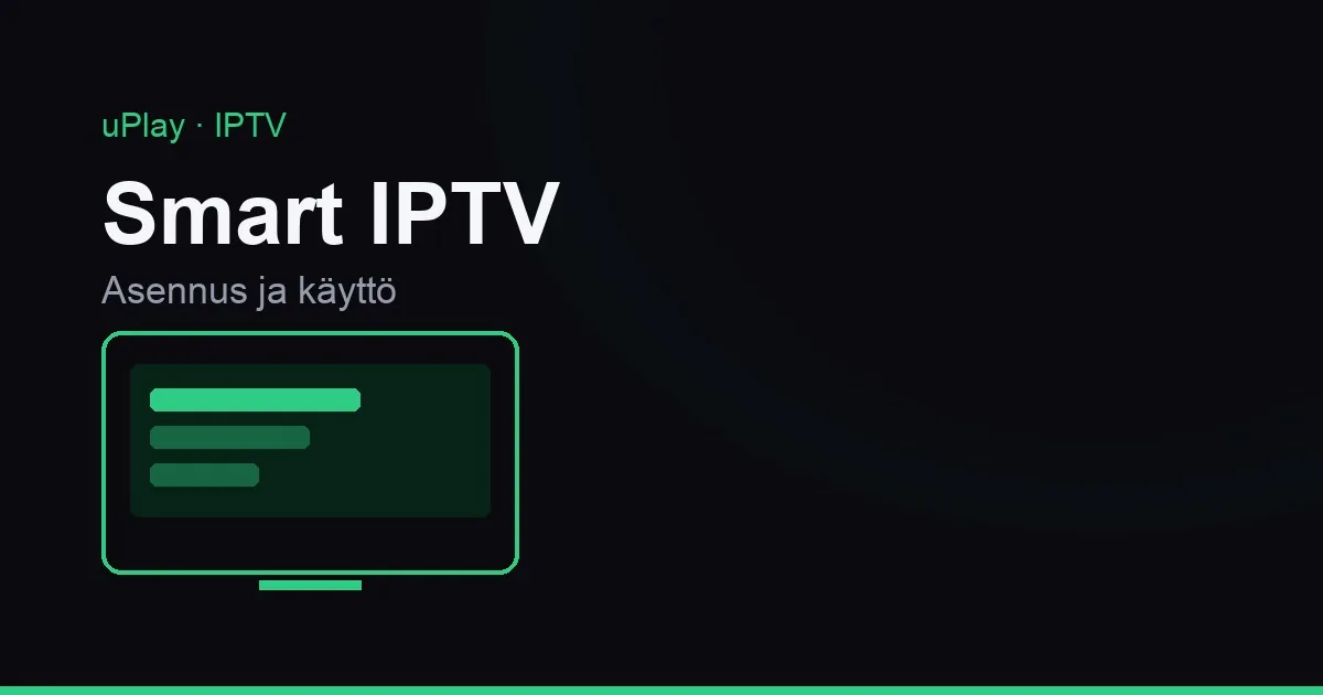 Samsungin älytelevisio olohuoneessa, jossa Smart IPTV -sovellus näyttää ryhmitellyn kanavalistan ja sähköisen ohjelmaoppaan